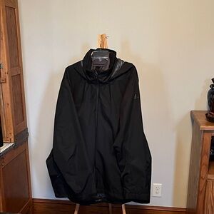 adidas Men's Black Raincoat 2xl